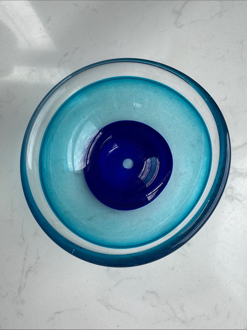Hand-Blown Art Glass Bowl – Signed & Dated (2007)